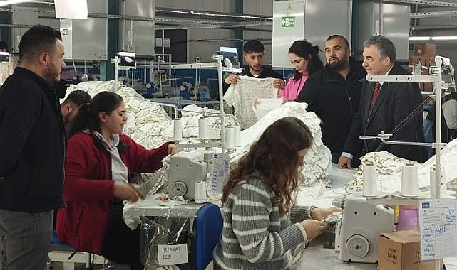 Tekstil fabrikası işbirliği ve istihdamda önemli adımlar atıyor