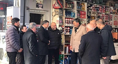 Baydar, esnaf ziyaretleriyle vatandaşın nabzını tutuyor