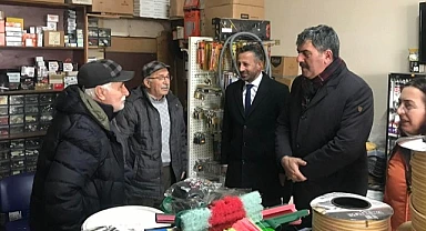 Baydar, esnafın sorunlarını dinledi