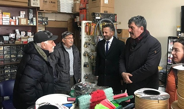 Baydar, esnafın sorunlarını dinledi