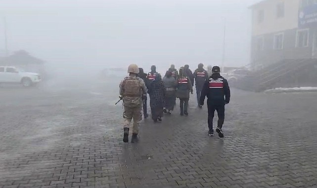Digor'da PKKKCK propagandası yapan 5 kişi yakalandı