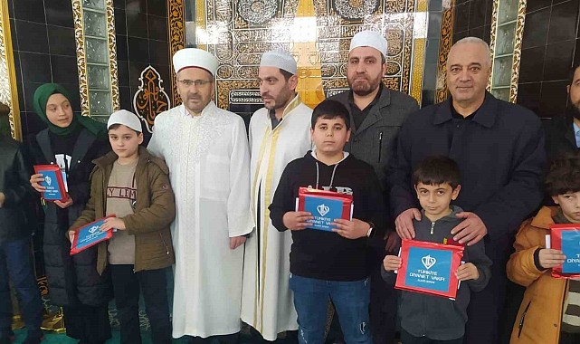Elazığ'da 'Camiyi Seviyoruz, Namazla Buluşuyoruz' projesi sona erdi