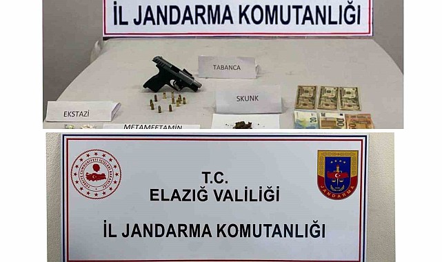 Elazığ'da uyuşturucu taciri 3 şüpheli yakalandı