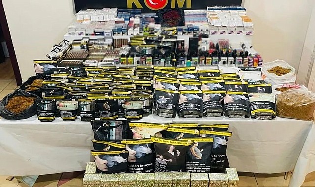 Erzincan'da kaçak sigara ve tütün operasyonu: 5 gözaltı