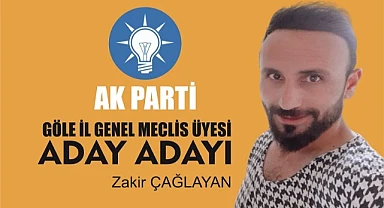 Göleli genç müteahhit Zakir Çağlayan AK Parti adaylarına başarılar diledi