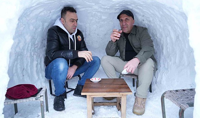 İglo kahvehaneye büyük ilgi