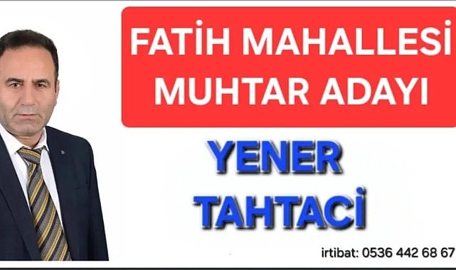 İstanbul'un Fatih Mahallesi'ne Ardahan'dan bir aday: Yener Tahtacı
