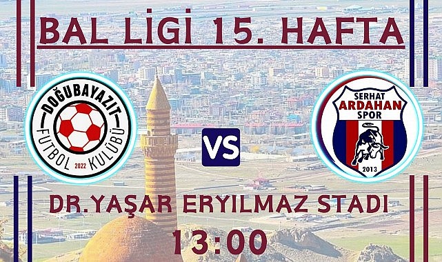 Serhat Ardahanspor, şampiyonluk yolunda Doğubayazıt Spor'la karşılaşacak