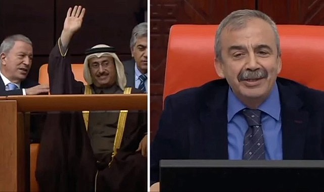 TBMM Başkanvekili Sırrı Süreyya Önder, Meclis'e gelen Katar heyetini Arapça selamladı