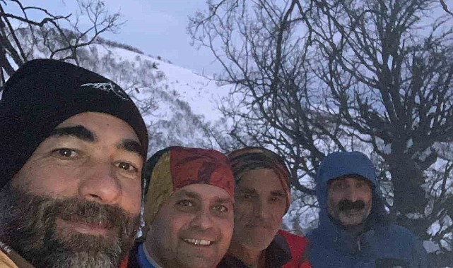 Tunceli'de, eksi 23 derecede çadırlı kamp