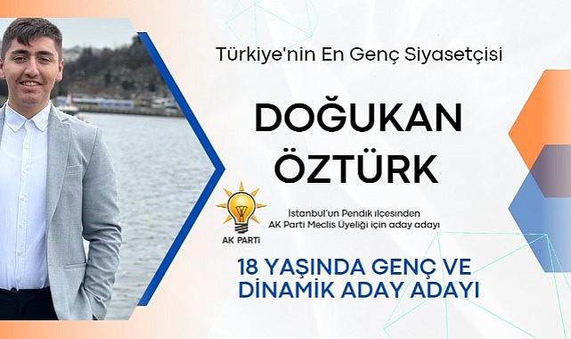 Türkiye'nin en genç siyasetçisi Ardahanlı Doğukan Öztürk adaylığını açıkladı