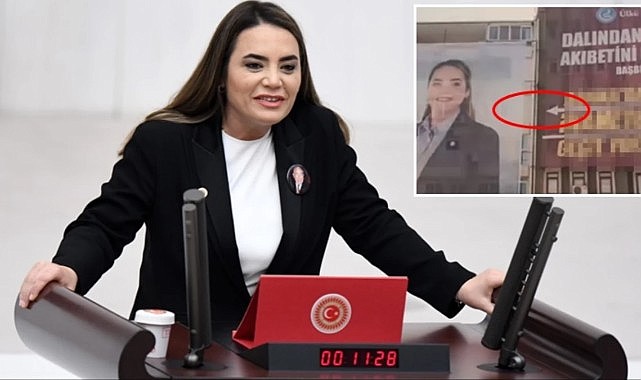 Ülkü ocakları Ayyüce Türkeş'i pankartla protesto etti: Adana'da ihanete geçit yok