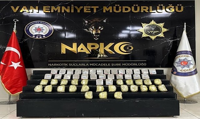 Van&#039;da 30 kilo eroin ele geçirildi