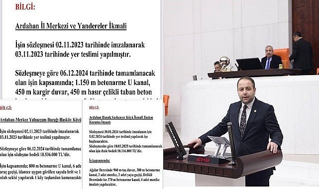 Vekil Koç, seçim vaatlerini yerine getiriyor