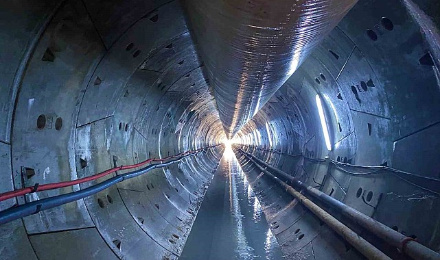 Yoncalı Barajı tünelinde ışığa 1 kilometre kaldı