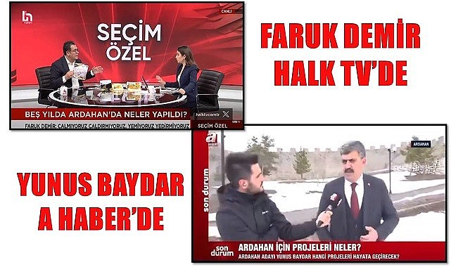 Adaylar ulusal kanal yarışında