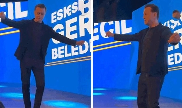 AK Parti'nin Eskişehir adayı Hatipoğlu, Dilber şarkısı eşliğinde dans etti