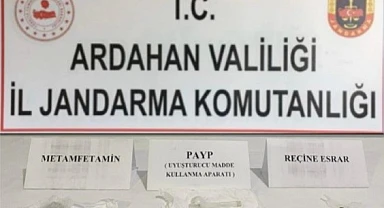 Ardahan'da uyuşturucu operasyonu