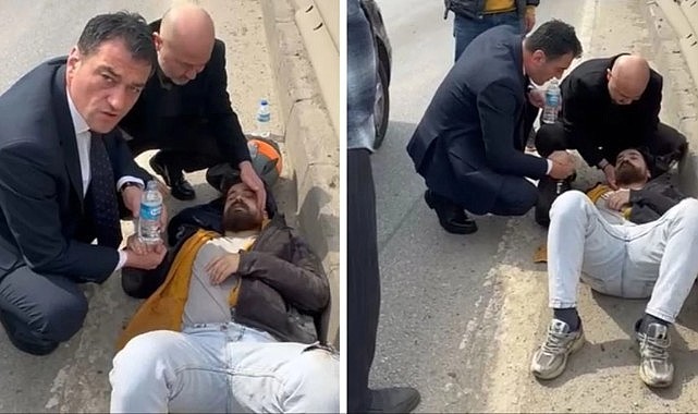 Başkan adayı, müdahale etmek için yanına gittiği yaralı gence "Beni tanıyor musun?" diye sordu