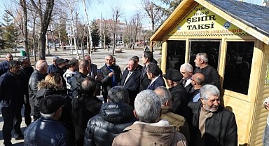 Belediye Başkanı Faruk Demir, yeni taksi duraklarını hizmete açtı