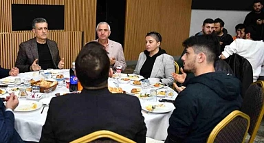 Bozkurt, veda konuşması yaptı