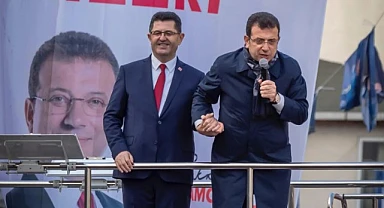 Çekmeköy'de İmamoğlu ve Çerkez mitingi