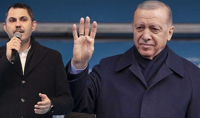 Cumhurbaşkanı Erdoğan, Erzurum'da Murat Kurum'a oy istedi