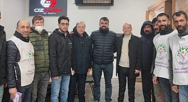 DEM Partisi Göle Belediye Başkan adayı Serkan Yılmaz, seçim çalışmalarını hız kesmeden sürdürüyor