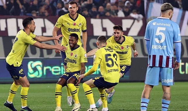 Dev maçın galibi Kanarya! Fenerbahçe, Trabzonspor'u deplasmanda 3-2 yendi