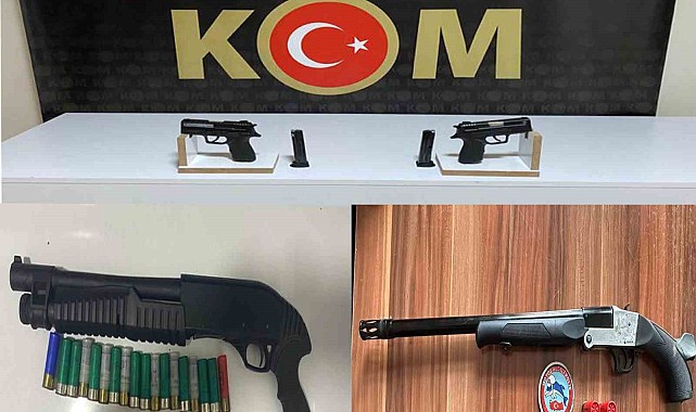 Elazığ'da: 8 ruhsatsız tabanca ele geçirildi