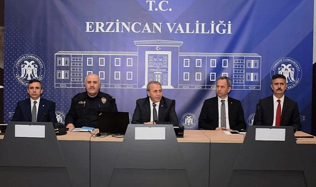 Erzincan'da 'Seçim Güvenliği' toplantısı gerçekleşti