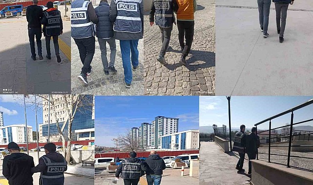 Haklarında kesinleşmiş hapis cezası bulunan 19 kişi yakalandı