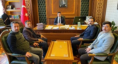 İl Tarım Müdürü Cineviz, Göle Kaymakamı Fırat'ı ziyaret etti