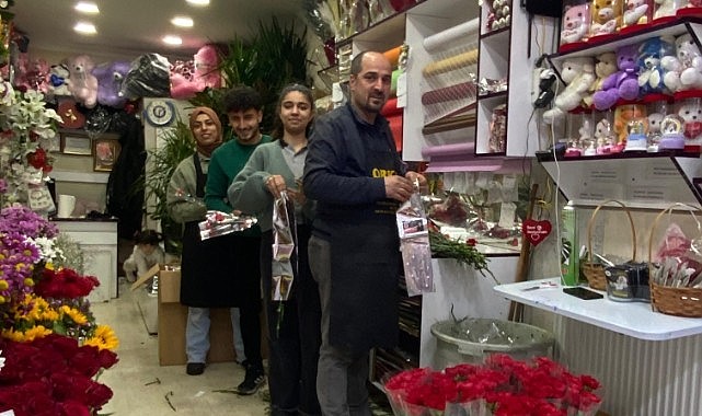 Kadınların zarifliğini yansıtan çiçekler 8 Mart'a hazır
