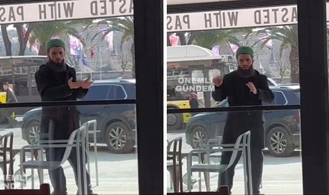 Kafede oturan insanları oruç tutmadıkları için böyle uyardı