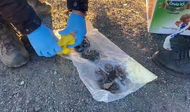 Kars'ta peynir paketinden tarih çıktı