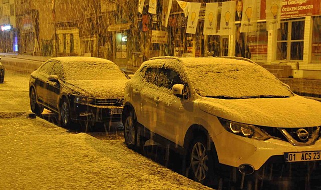 Kars'ta yoğun kar yağışı