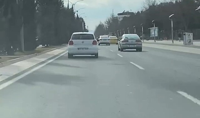 Önce yarıştılar, ardından makas attılar