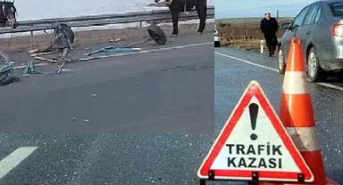 Otomobil kaçkaya çarptı: 3 yaralı