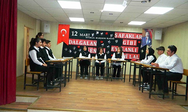 Posof'ta İstiklal Marşı'nın kabulünün 103. yıldönümü etkinliği
