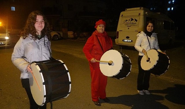 Ramazan davulcuları ilk mesaisine başladı!