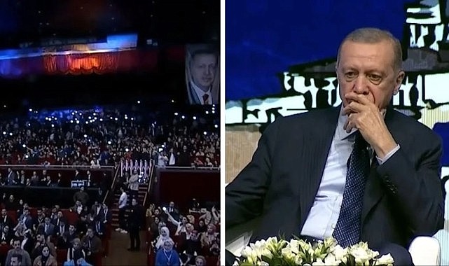 Salon Ahmet Kaya'nın şarkısıyla inledi! Cumhurbaşkanı Erdoğan'ın duygu dolu anları