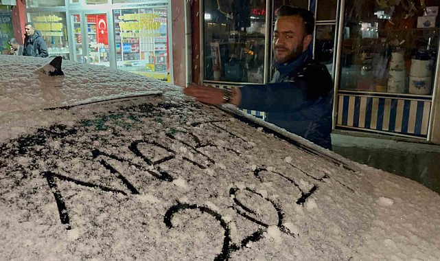 Sarıkamış'ta kar