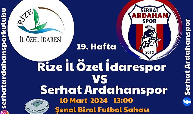 Serhat Ardahanspor Rize deplasmanında