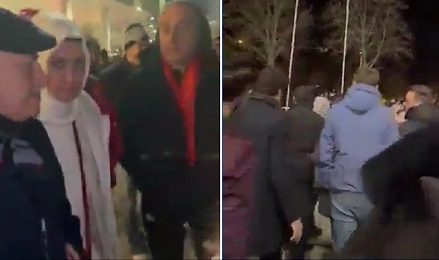 TFF Başkanı Büyükekşi'ye Avusturya'da sert protesto: Sattınız ülkeyi, defol git