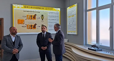 Vekil Koç, Kafkas Arısı Üretim Merkezi'ni inceledi