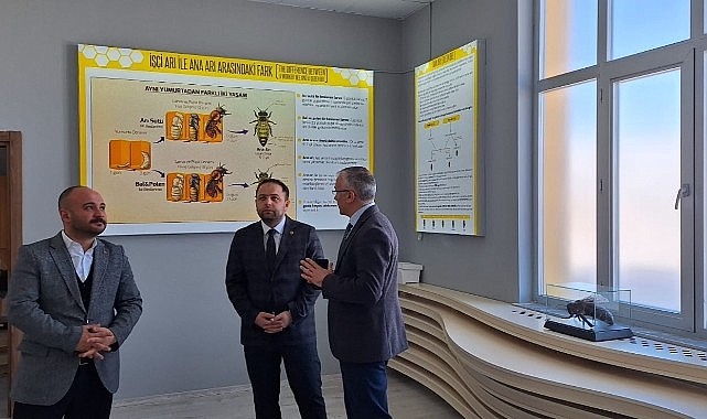 Vekil Koç, Kafkas Arısı Üretim Merkezi'ni inceledi