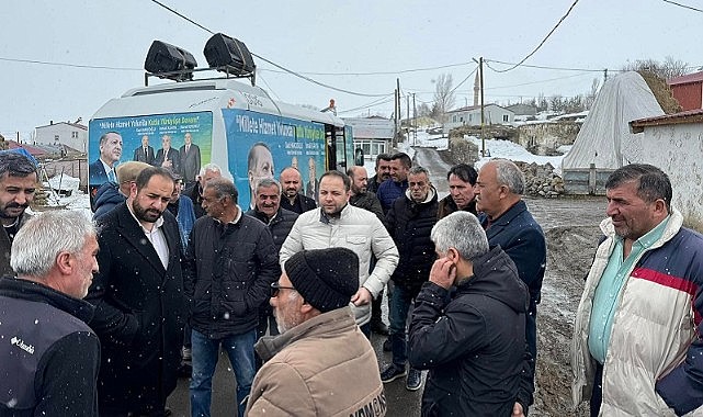 Vekil Koç’un seçim çalışmasını, soğuk havada durduramadı