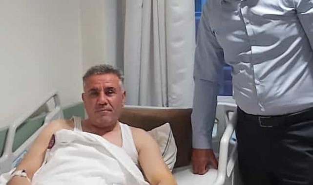 AK Parti Tunceli İl Başkanı Süner'in budama yaparken parmağı koptu