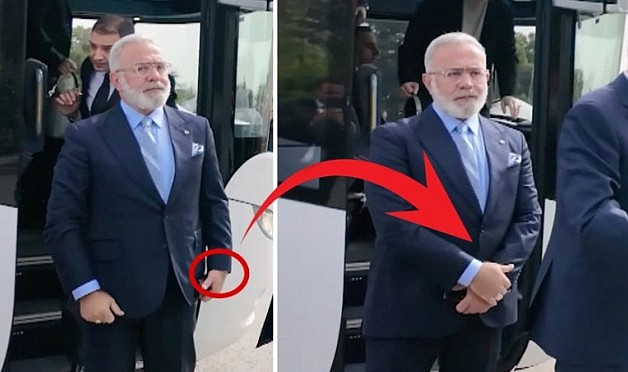 AK Partili Yenişehirlioğlu "Helal yoldan edindim, takmaya devam edeceğim" dediği saatini eliyle kapattı